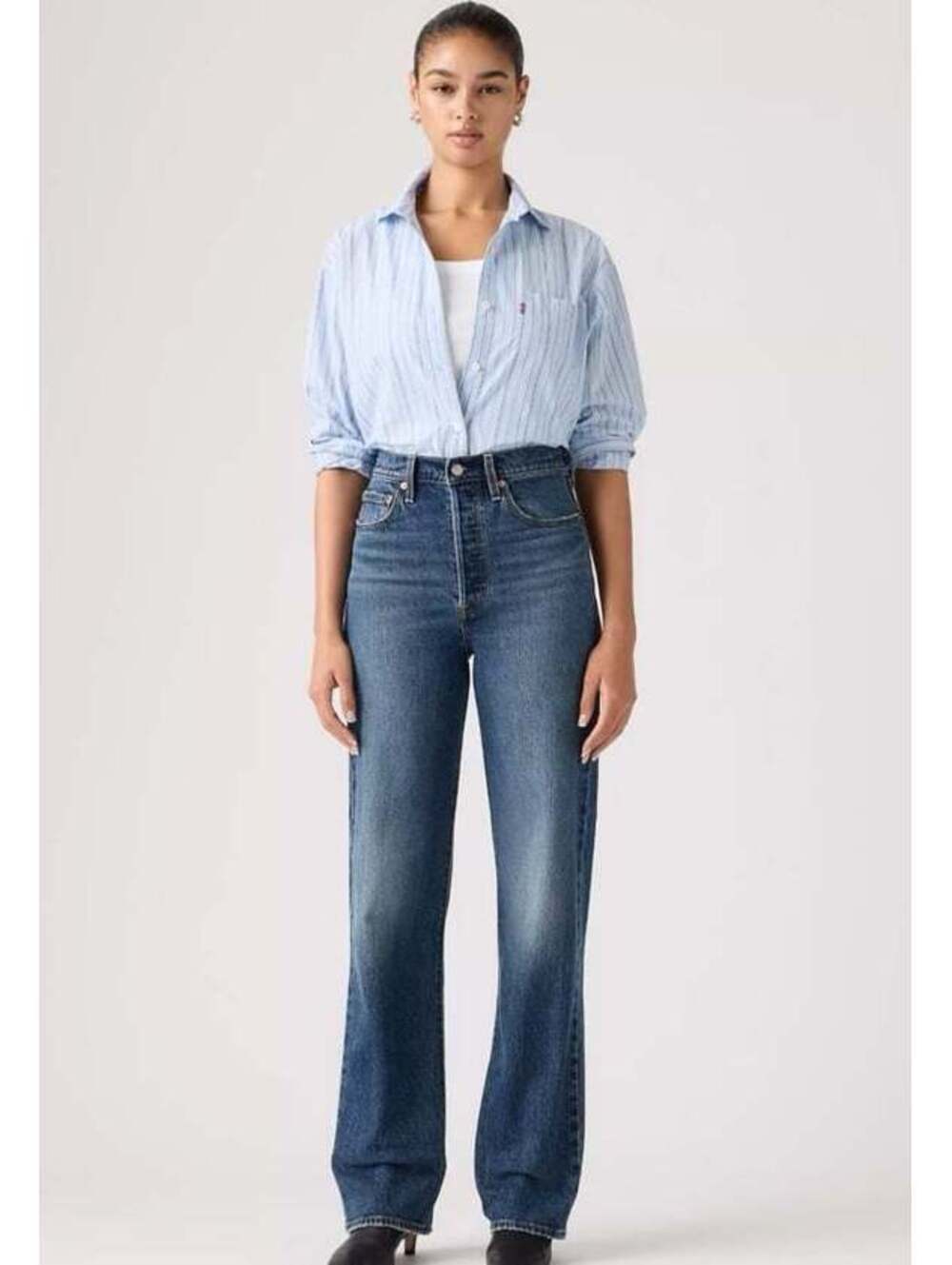 Levi’s womens Ribcage straight full length